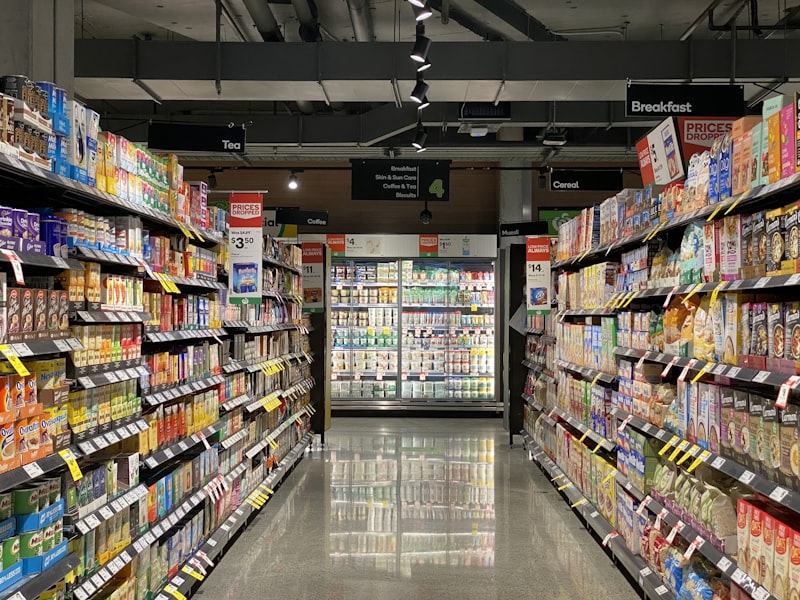 Convenience store interior
