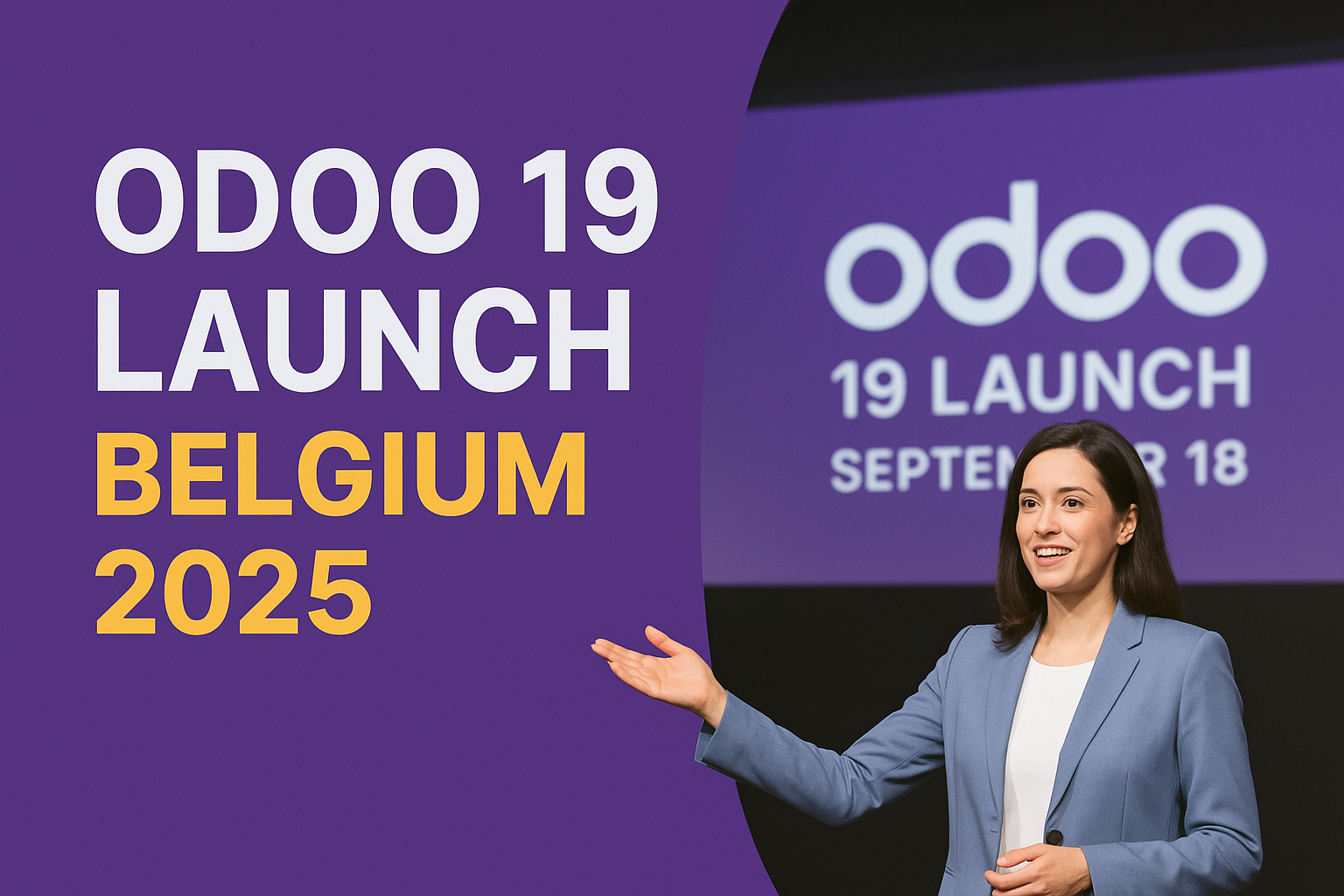 Odoo 19 AI-driven ERP features Belgium launch