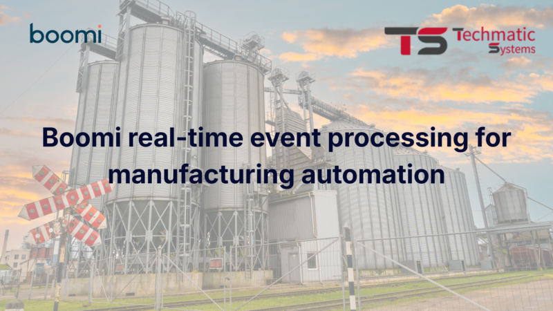 Boomi real-time event processing for manufacturing automation